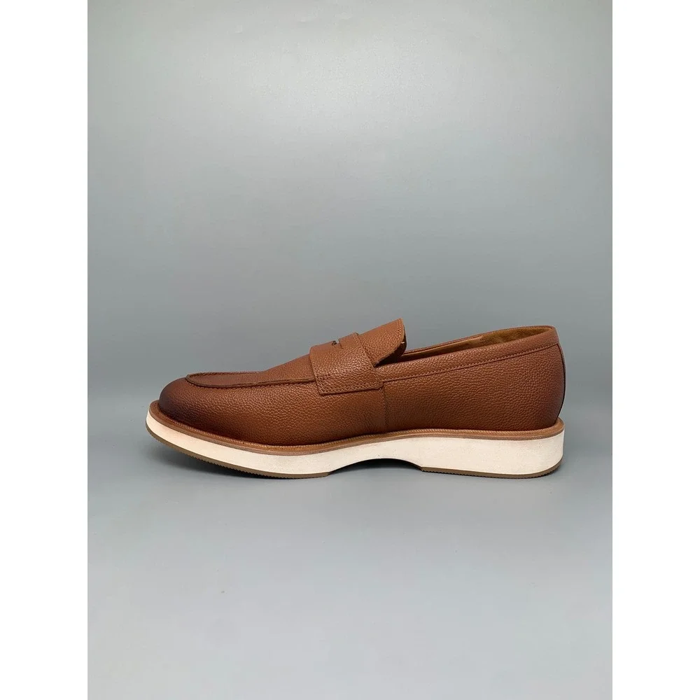 Allen Edmonds Benson Leather Brown Penny Loafers 8289 Men's Sz 13 D